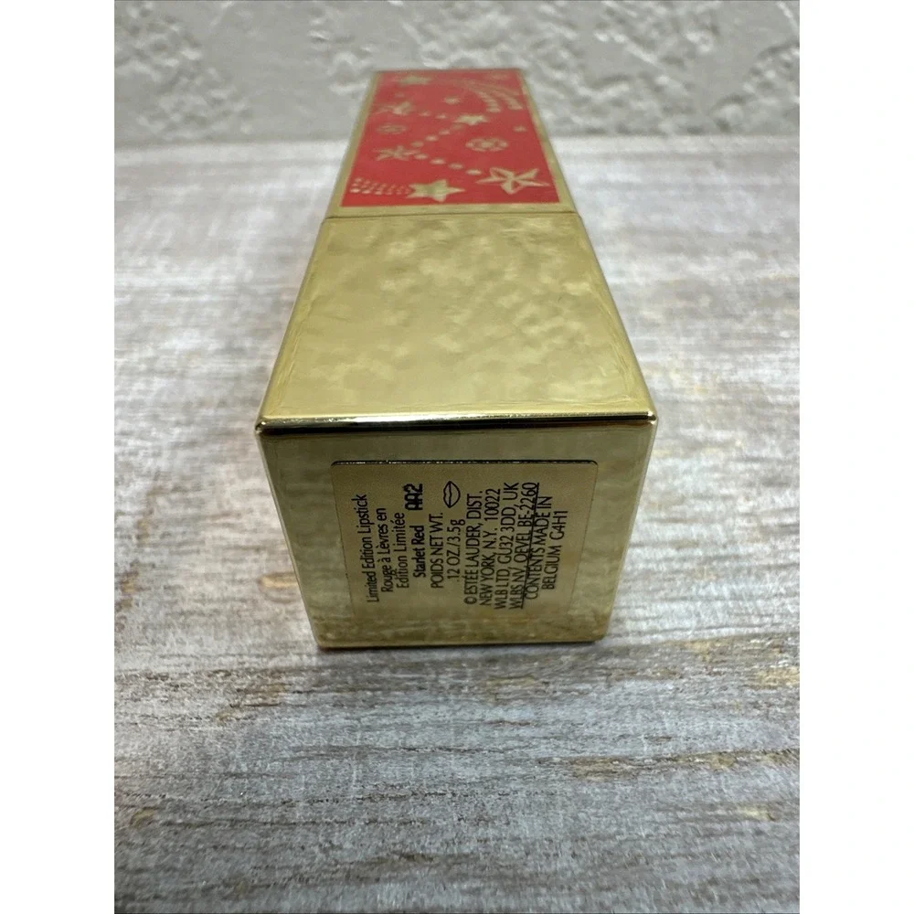 $9 🌙 Estee Lauder Limited Edition Pure Color Lipstick STARLET RED FULL SZ